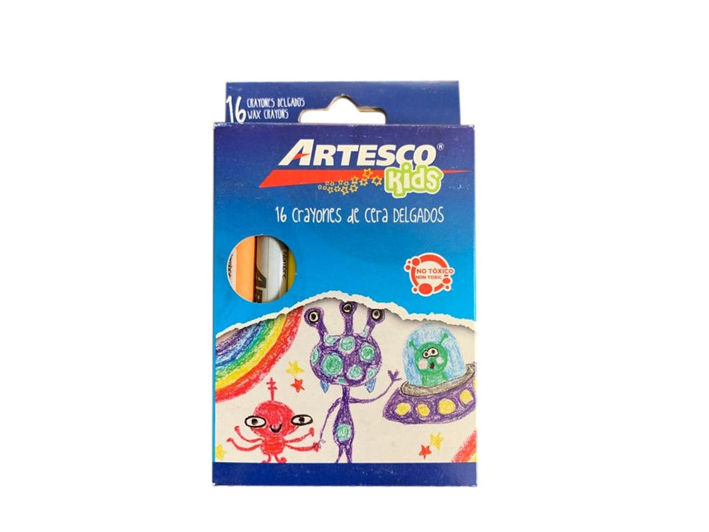 CRAYONES DE CERA DELGADOS