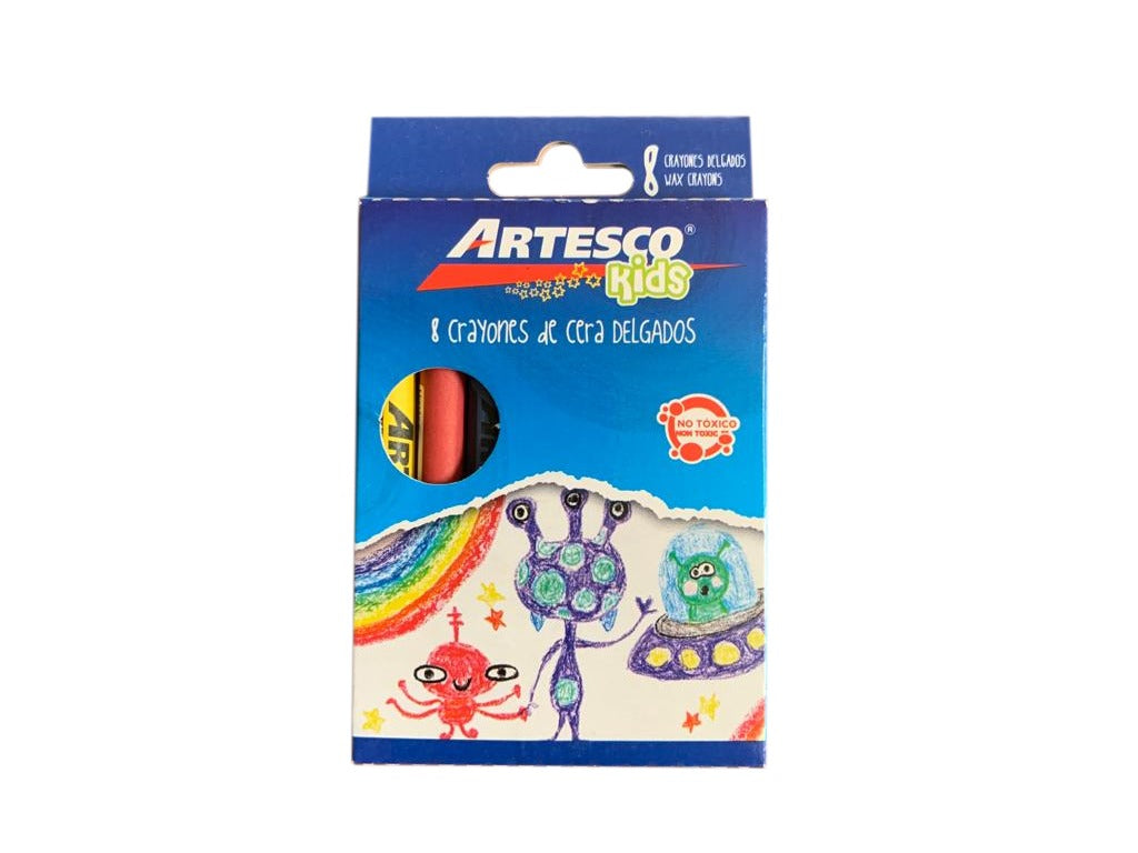 CRAYONES DE CERA DELGADOS